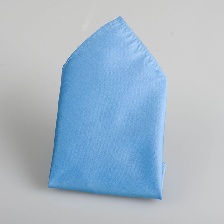 Passerini/Am Marty Light Blue kapesníček polyester jednobarevný