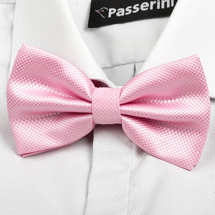 Passerini/Am Achille Pink pánský motýlek se vzorkem růžový
