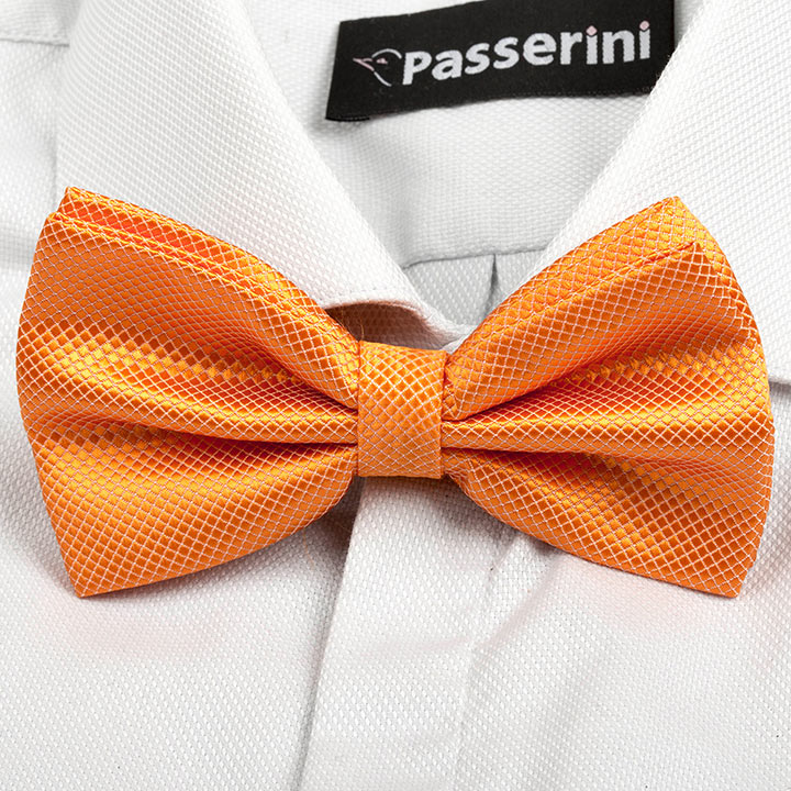 Passerini/Am Achille Orange pánský motýlek se vzorkem oranžový