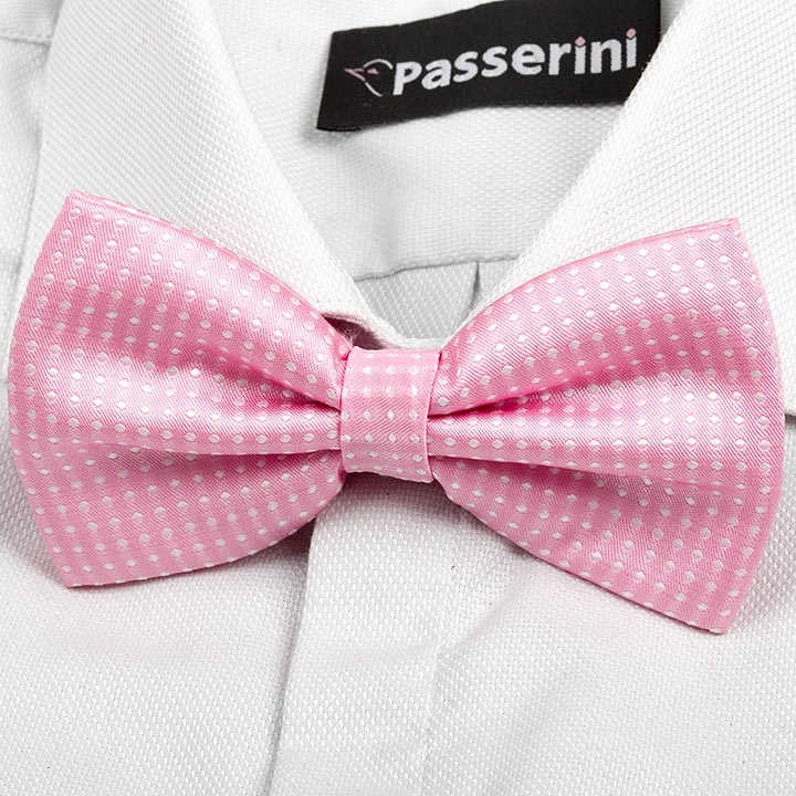 Passerini/Am Acelin Pink pánský motýlek se vzorkem růžový